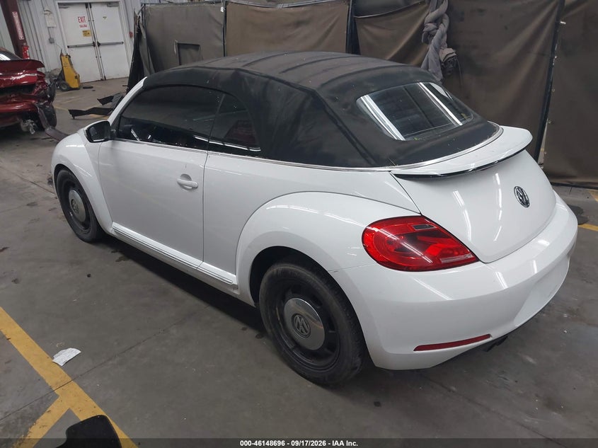 Vin: 3vw517atxfm806614, lot: 46648453, volkswagen beetle 1.8t 20153