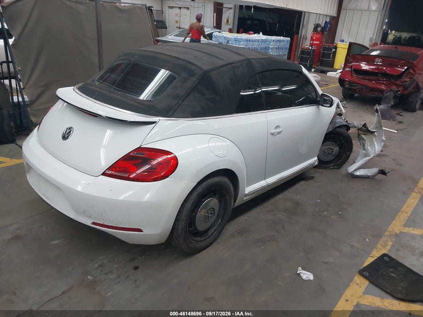 Vin: 3vw517atxfm806614, lot: 46648453, volkswagen beetle 1.8t 20154