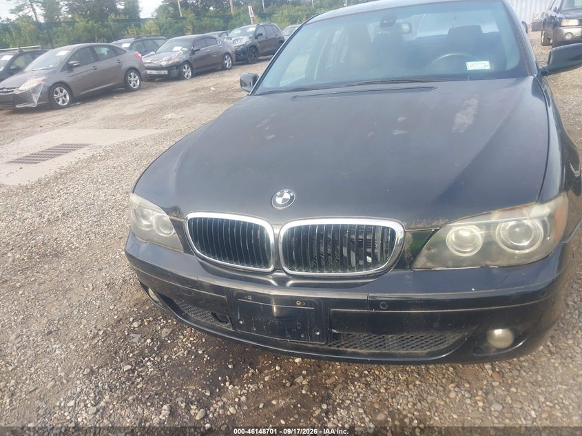 BMW 760I 2006 VIN WBAHL03556DE70088