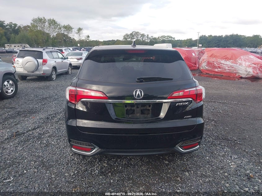 ACURA RDX 2016 VIN 5J8TB4H59GL019509