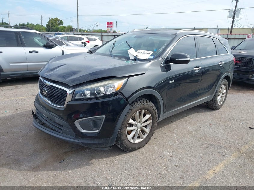 Vin: 5xypg4a36jg376871, lot: 46648506, kia sorento 2.4l lx 20182