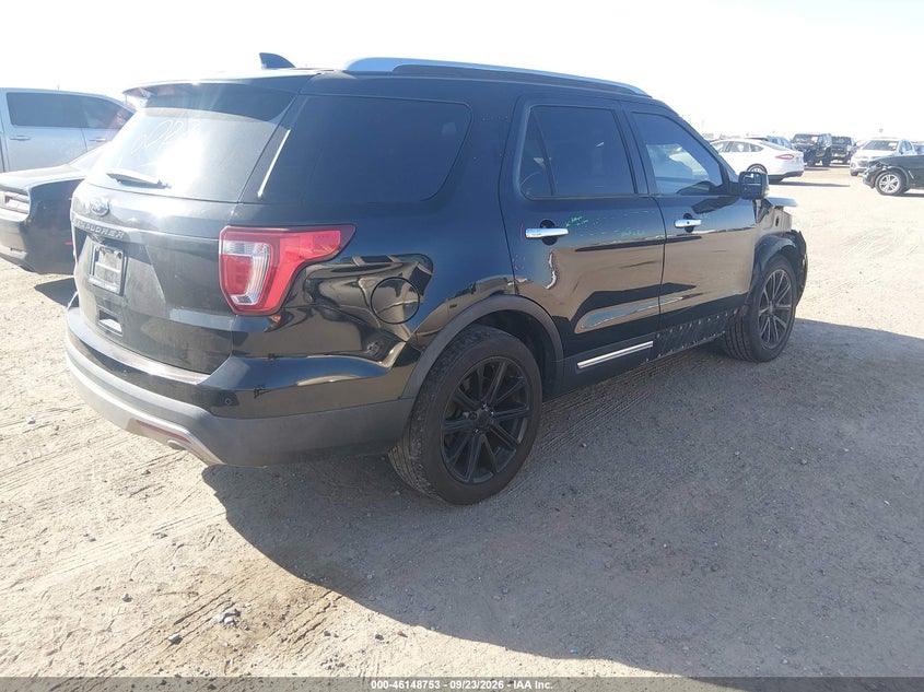 Vin: 1fm5k7f89ggb96278, lot: 46648510, ford explorer limited 20164