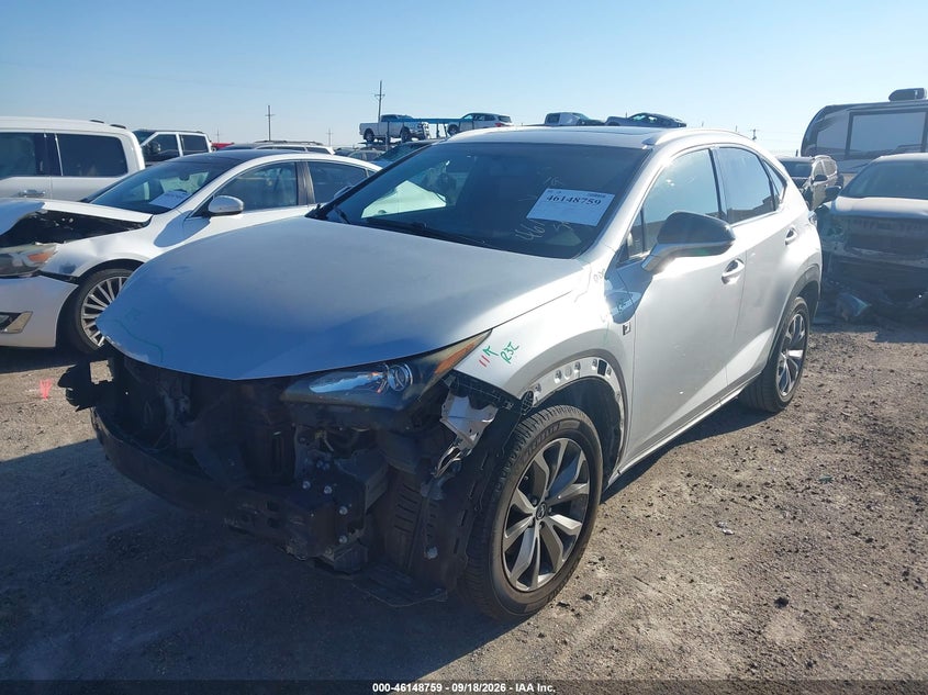 Vin: jtjyarbz4f2001288, lot: 46648516, lexus nx 200t f sport 20152