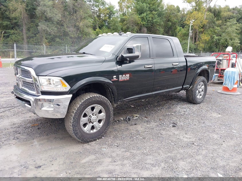 Vin: 3c6ur5nl2fg547659, lot: 46648555, ram 2500 laramie 20152