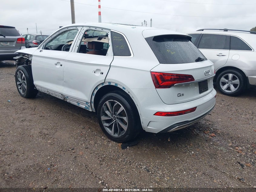 Vin: wa1aaafy5m2090643, lot: 46648571, audi q5 premium 45 tfsi quattro s tronic 20213