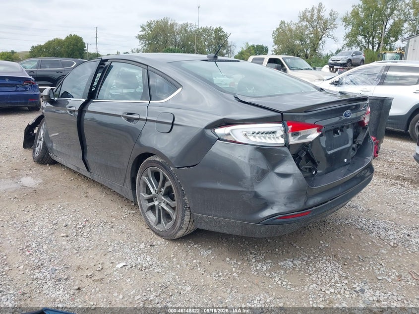 Vin: 3fa6p0h76hr208733, lot: 46648578, ford fusion se 20173