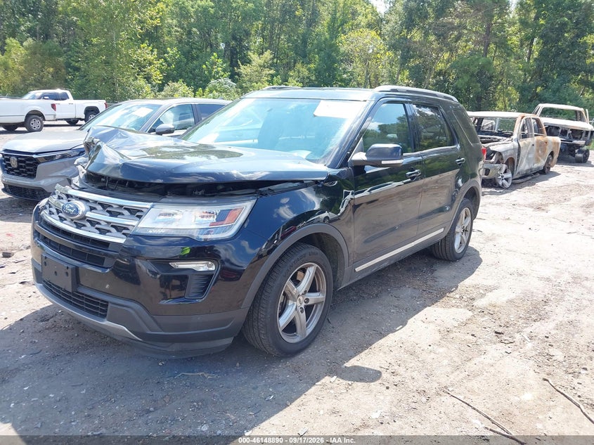 Vin: 1fm5k7d86jgb96815, lot: 46648647, ford explorer xlt 20182