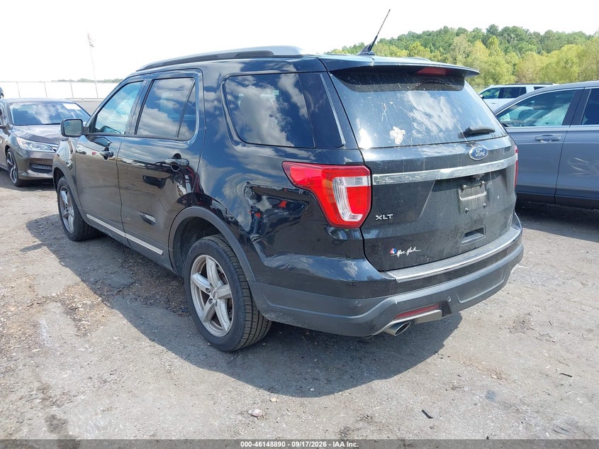 Vin: 1fm5k7d86jgb96815, lot: 46648647, ford explorer xlt 20183