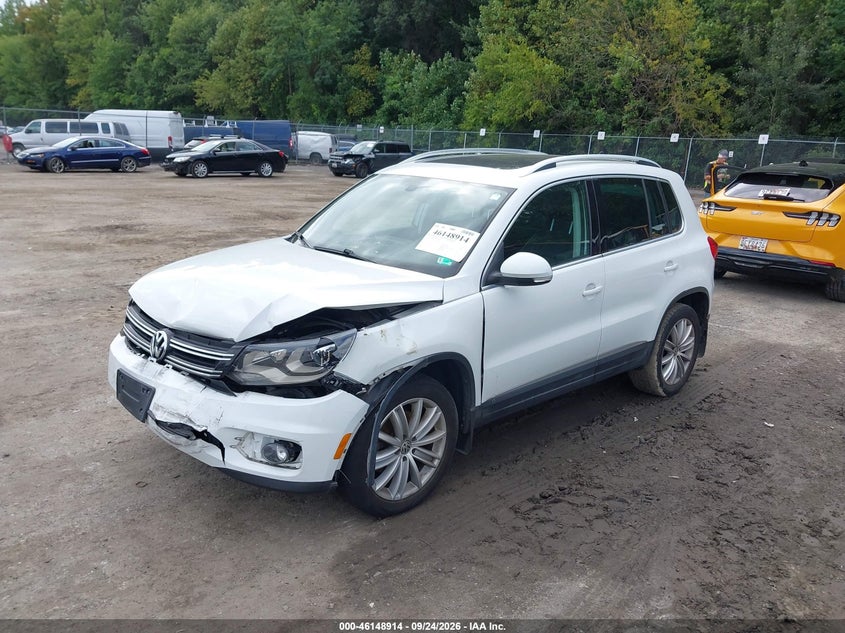 Vin: wvgbv7ax2gw546865, lot: 46648671, volkswagen tiguan se 20162