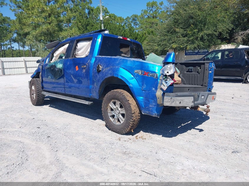 Vin: 1ftew1ep0ffa59975, lot: 46648690, ford f-150 xlt 20153