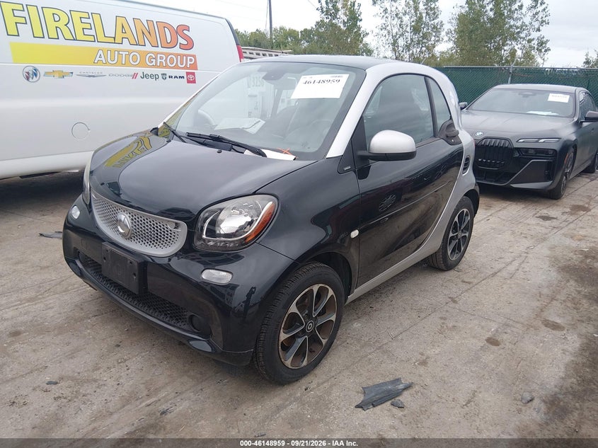 Vin: wmefj5daxgk070743, lot: 46648716, smart fortwo passion 20162