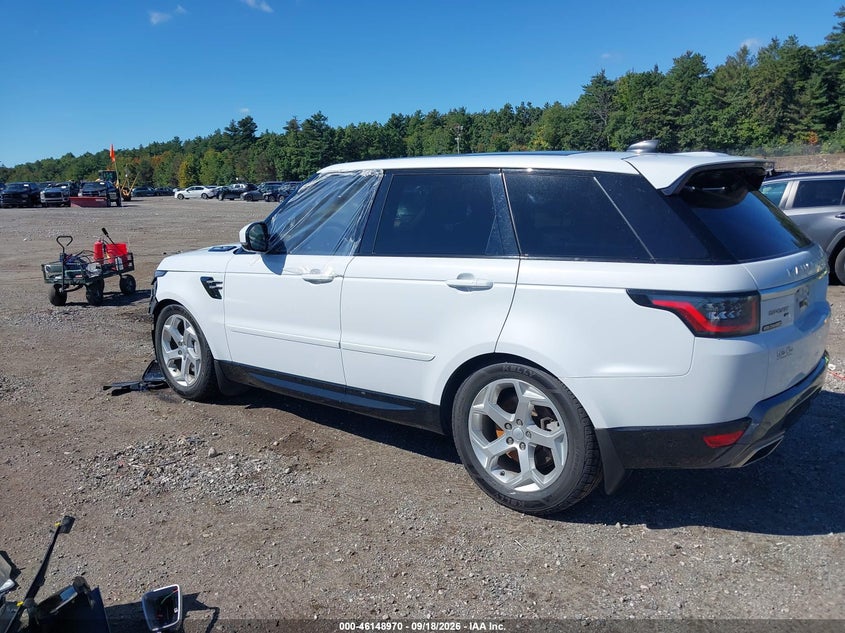 Vin: salwr2su8la702313, lot: 46648727, land rover range rover sport hse mhev 20203