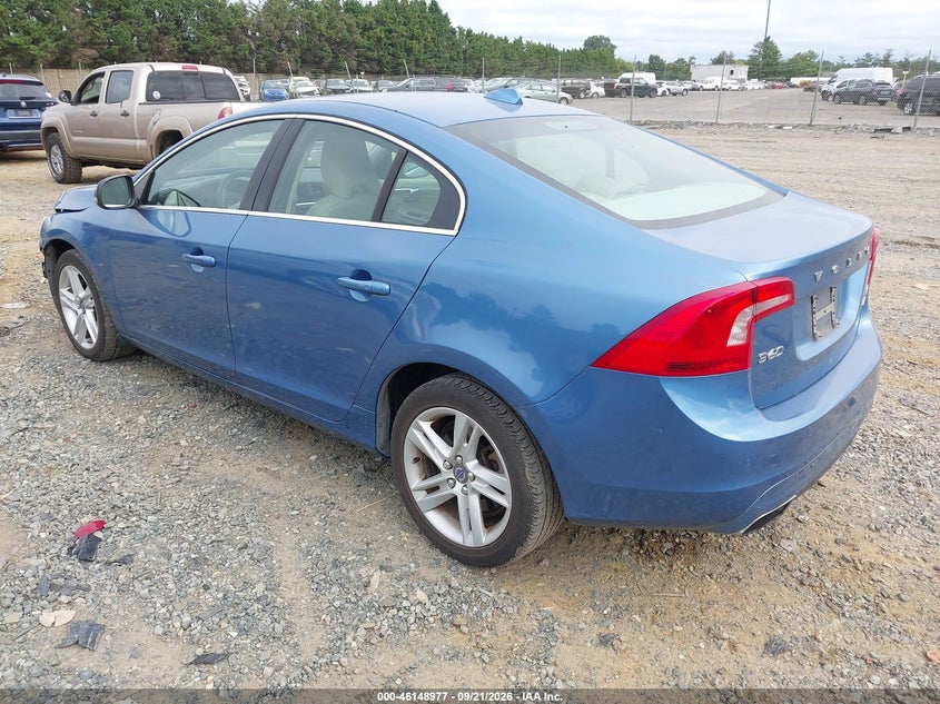 Vin: yv1612tmxf2357520, lot: 46648734, volvo s60 t5 platinum 20153