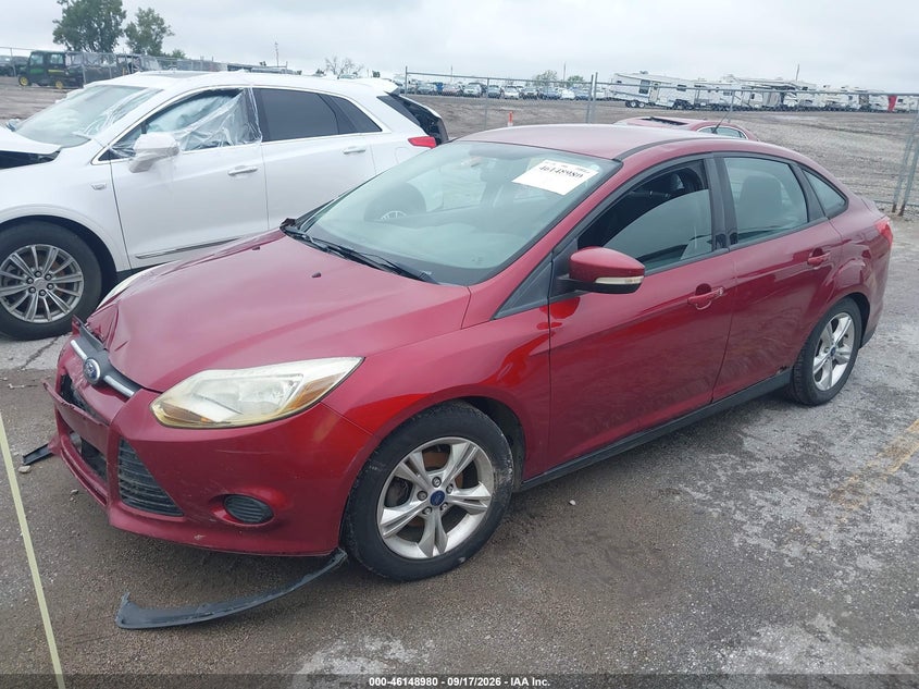 Vin: 1fadp3f26el373448, lot: 46648737, ford focus se 20142