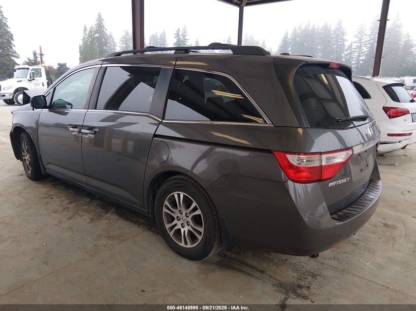 Vin: 5fnrl5h68cb143188, lot: 46648752, honda odyssey ex-l 20123