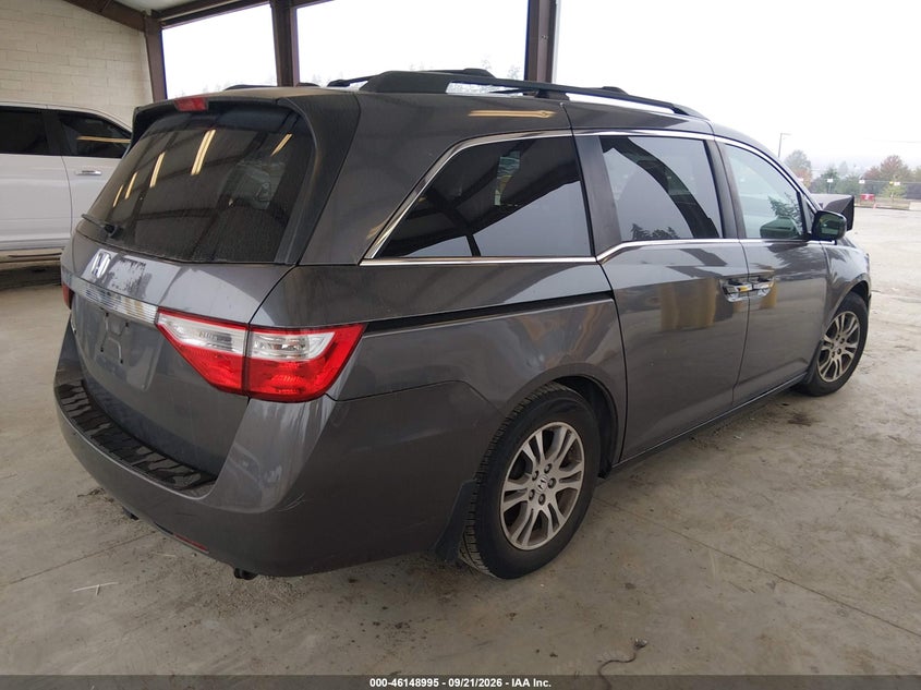 Vin: 5fnrl5h68cb143188, lot: 46648752, honda odyssey ex-l 20124