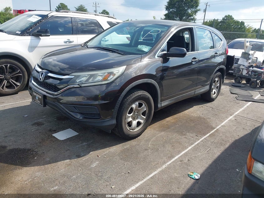 Vin: 2hkrm3h34fh530446, lot: 46648764, honda cr-v lx 20152