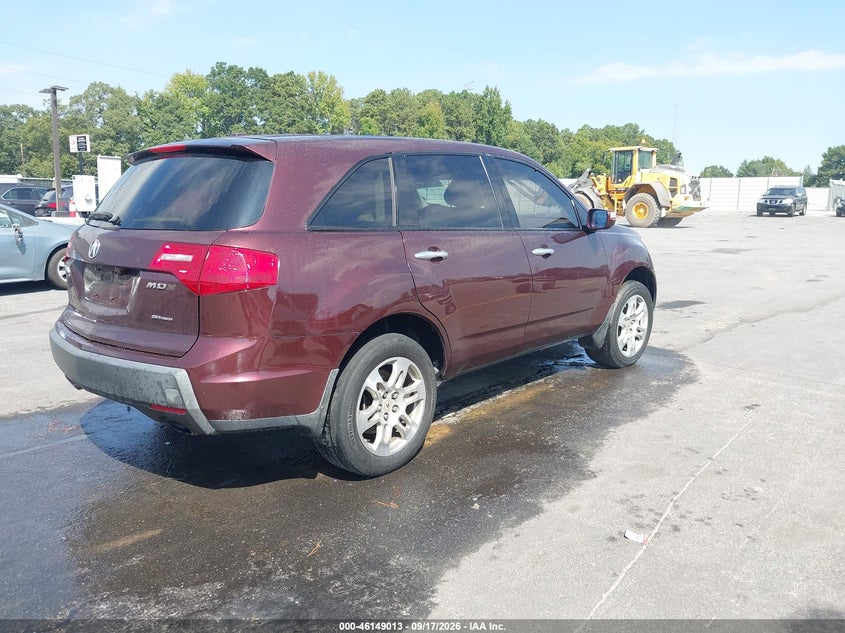 ACURA MDX 2007 VIN 2HNYD28307H519440