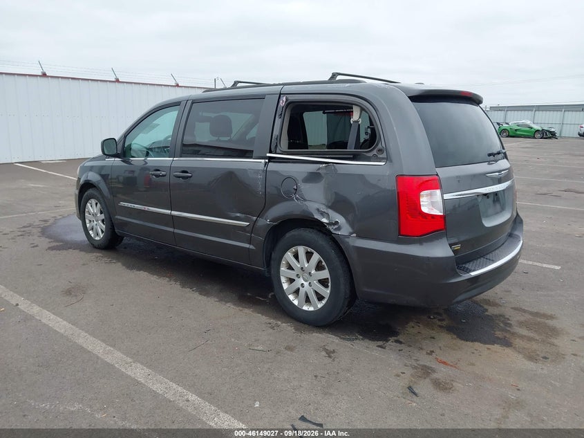 Vin: 2c4rc1bg8gr301369, lot: 46648784, chrysler town & country touring 20163