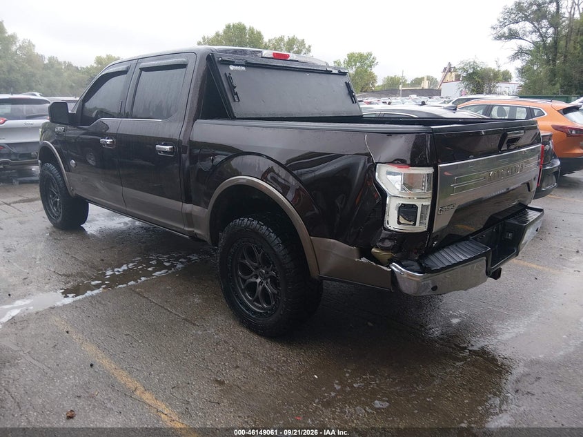 Vin: 1ftew1e40kfb81350, lot: 46648818, ford f-150 king ranch 20193