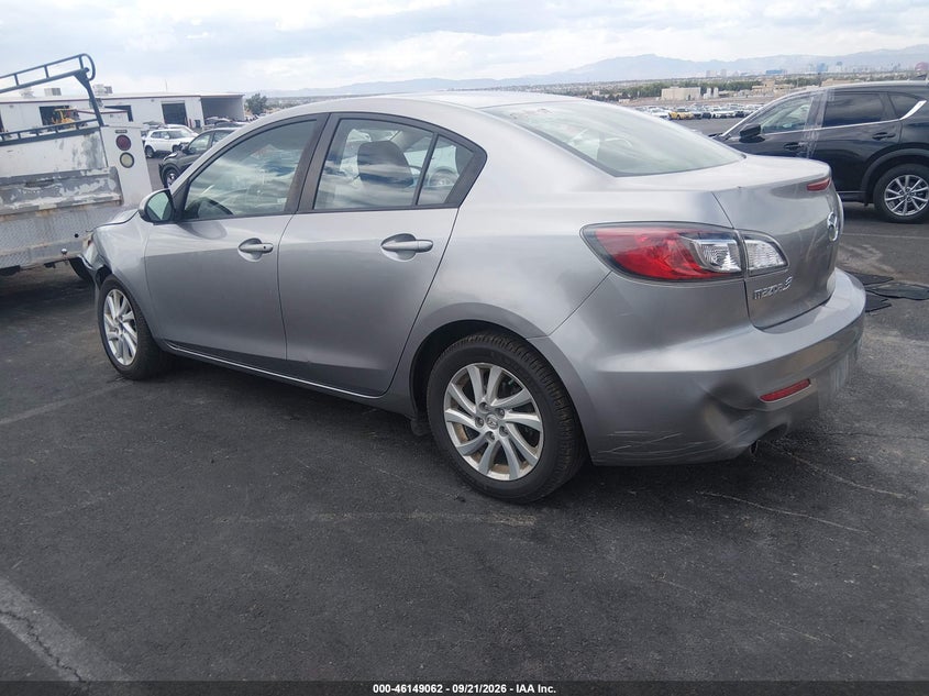 Vin: jm1bl1v76c1697443, lot: 46648819, mazda mazda3 i touring 20123