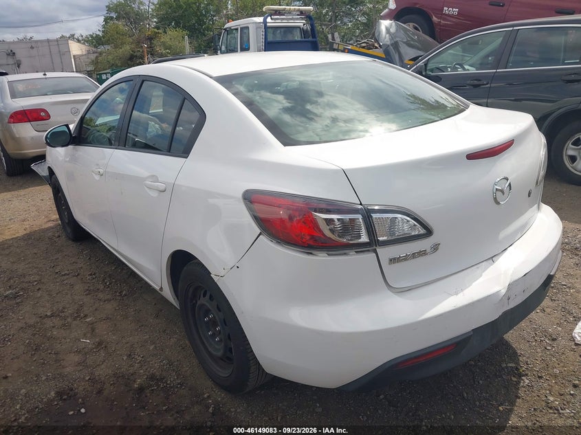 Vin: jm1bl1ug4b1408222, lot: 46648839, mazda mazda3 i sport 20113