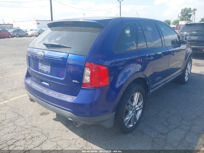 Vin: 2fmdk3jc8dbb11742, lot: 46648840, ford edge sel 20134