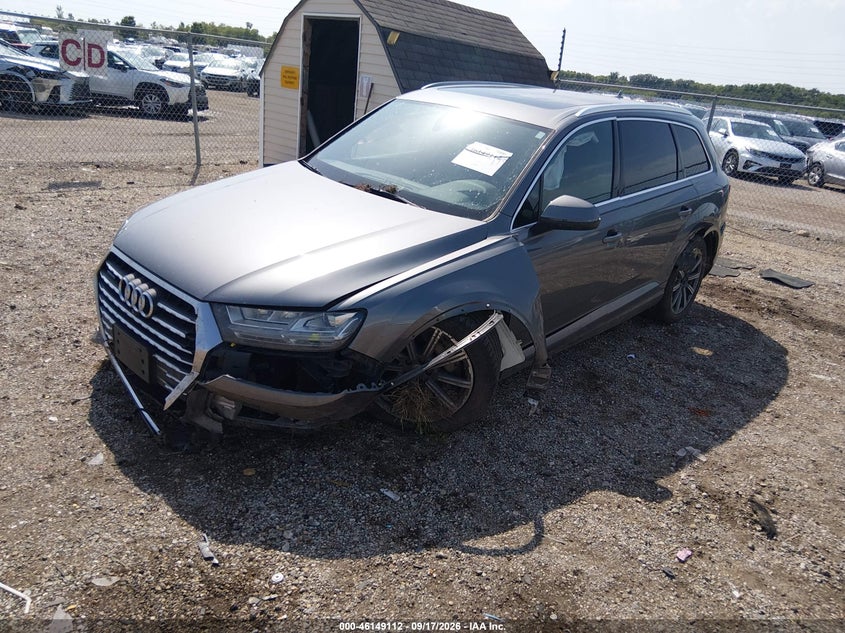 Vin: wa1laaf70jd007085, lot: 46648869, audi q7 3.0t premium 20182