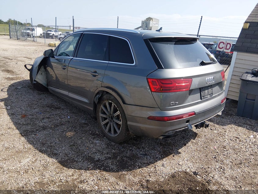 Vin: wa1laaf70jd007085, lot: 46648869, audi q7 3.0t premium 20183