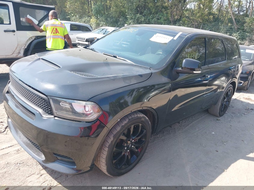 Vin: 1c4sdjct8kc525575, lot: 46648870, dodge durango r/t awd 20192