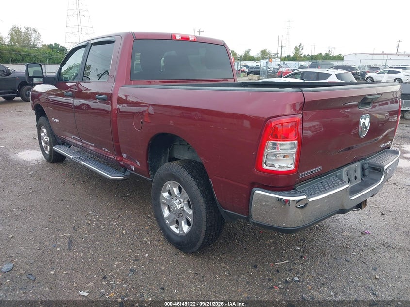 Vin: 3c6ur5djxrg100775, lot: 46648879, ram 2500 big horn  4x4 6'4 box 20243