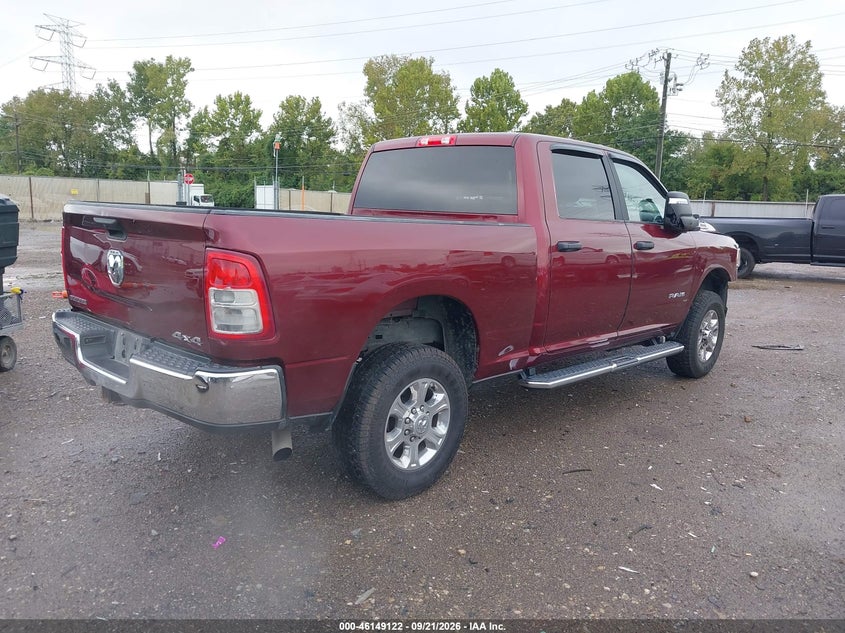 Vin: 3c6ur5djxrg100775, lot: 46648879, ram 2500 big horn  4x4 6'4 box 20244