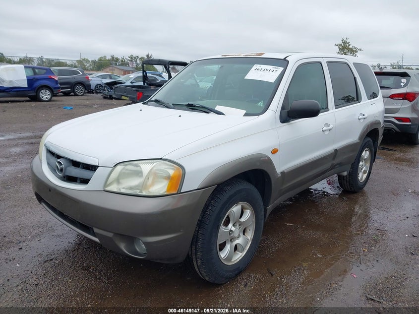 MAZDA TRIBUTE 2002 VIN 4F2CU08152KM48188