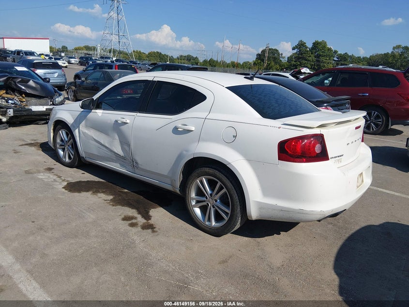 Vin: 1b3bd1fg8bn510725, lot: 46648913, dodge avenger mainstreet 20113