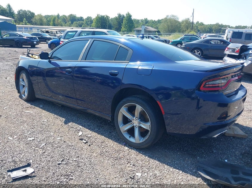 Vin: 2c3cdxhg5fh722018, lot: 46648921, dodge charger sxt 20153
