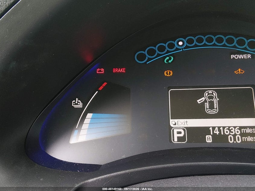 NISSAN LEAF 2013 VIN 1N4AZ0CP1DC412957