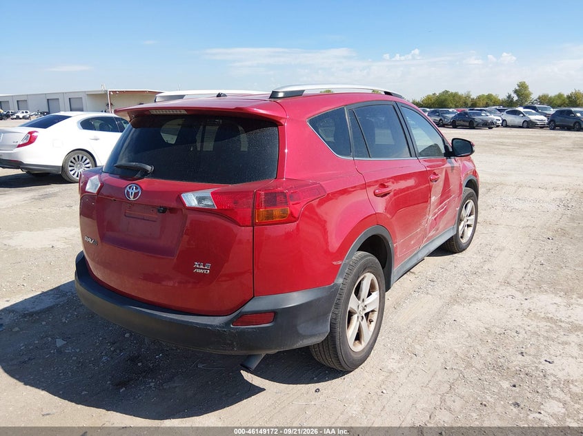 Vin: 2t3rfrev4dw044132, lot: 46648929, toyota rav4 xle 20134