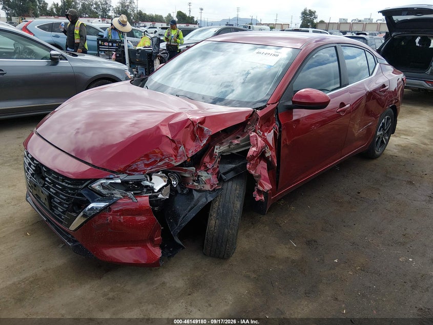 Vin: 3n1ab8cv9sy337086, lot: 46648937, nissan sentra sv 20252