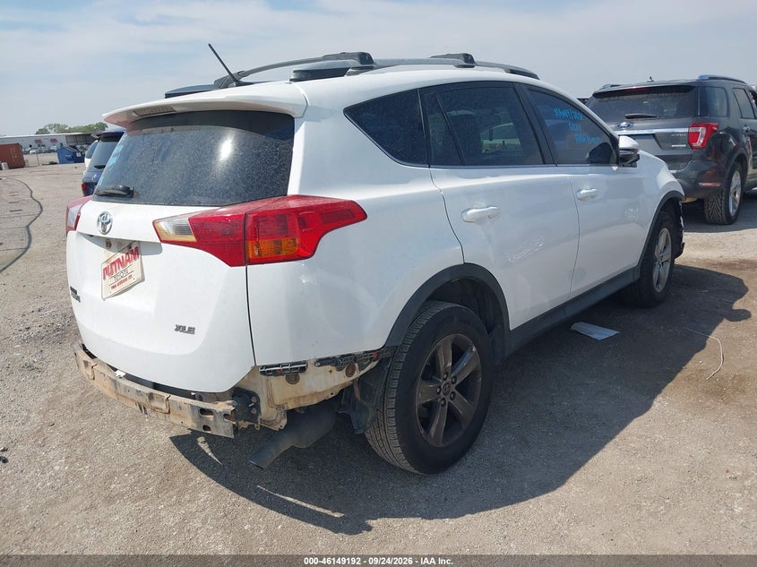 Vin: 2t3wfrev9fw178642, lot: 46648949, toyota rav4 xle 20154