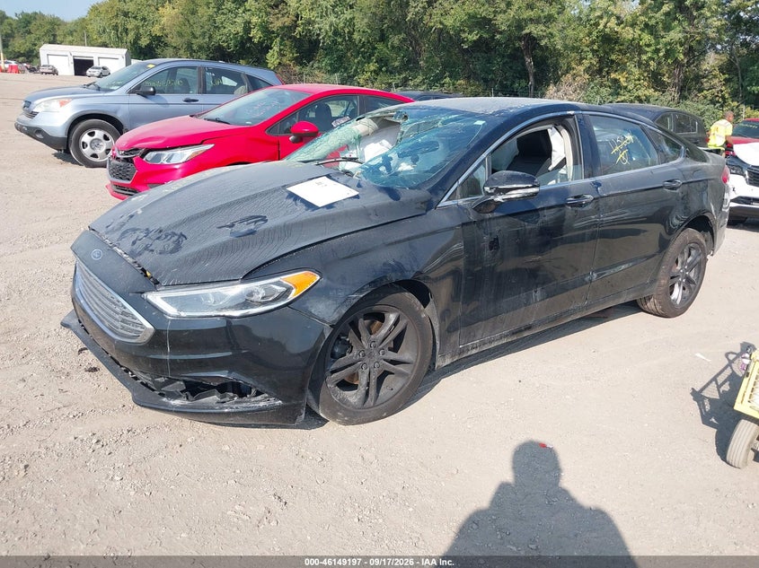 Vin: 3fa6p0hdxjr125608, lot: 46648954, ford fusion se 20182
