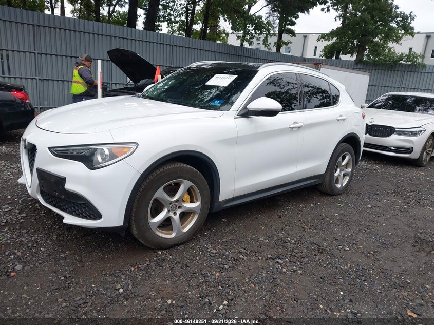 Vin: zaspakanxk7c45424, lot: 46649008, alfa romeo stelvio awd 20192