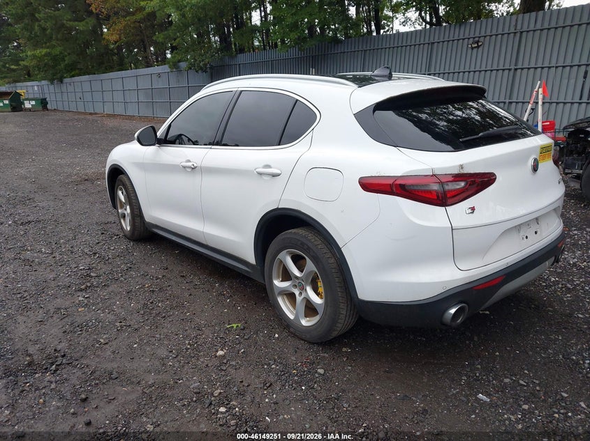Vin: zaspakanxk7c45424, lot: 46649008, alfa romeo stelvio awd 20193