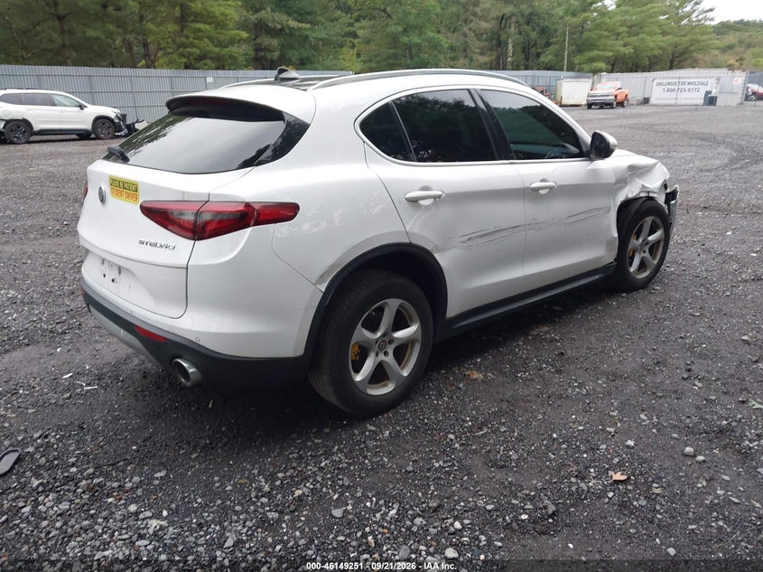 Vin: zaspakanxk7c45424, lot: 46649008, alfa romeo stelvio awd 20194