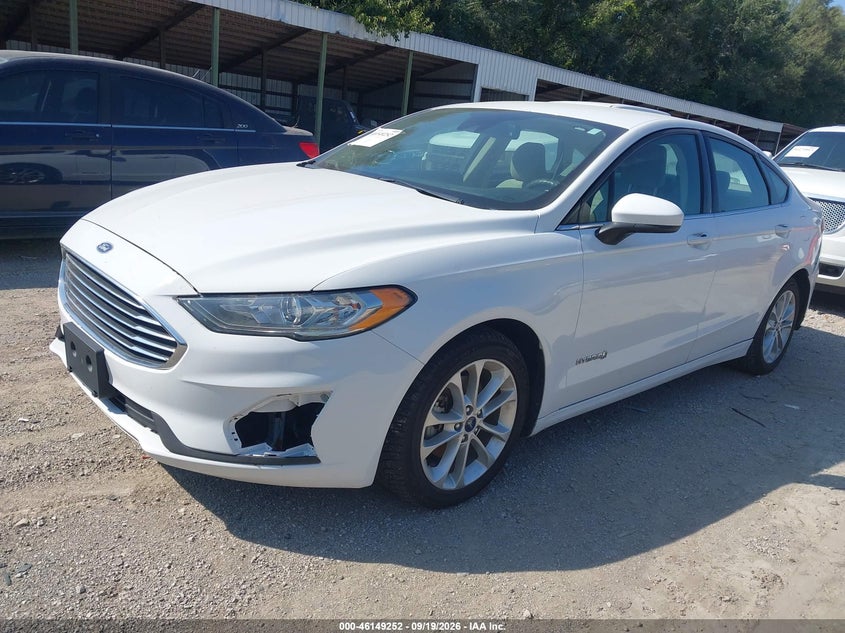 Vin: 3fa6p0lu8kr121243, lot: 46649009, ford fusion hybrid se 20192