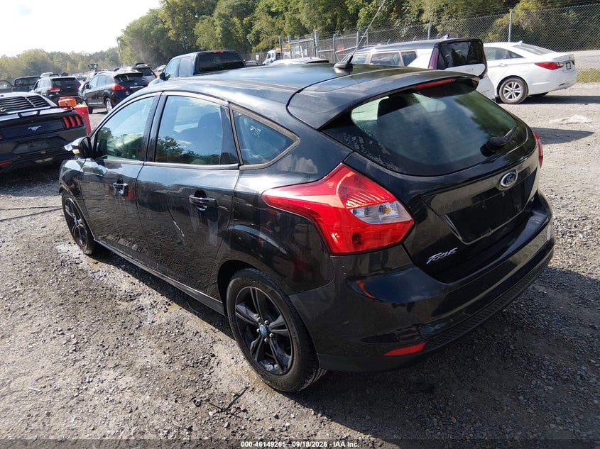 Vin: 1fadp3k26dl103298, lot: 46649022, ford focus se 20133