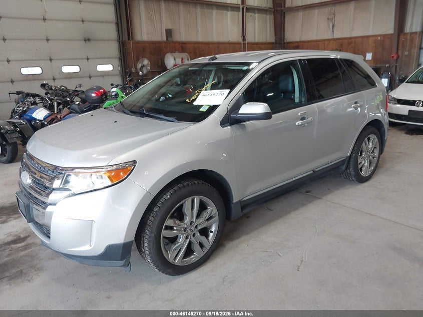 Vin: 2fmdk3j92cba09789, lot: 46649027, ford edge sel 20122