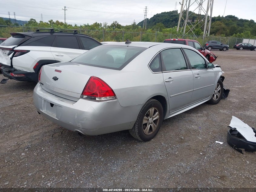 Vin: 2g1wf5e37c1149256, lot: 46649056, chevrolet impala ls 20124