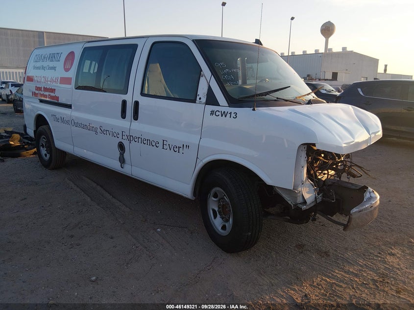 Vin: 1gcwgbfg8l1257945, lot: 46649077, chevrolet express cargo rwd 2500 extended wheelbase wt 2020 img_1