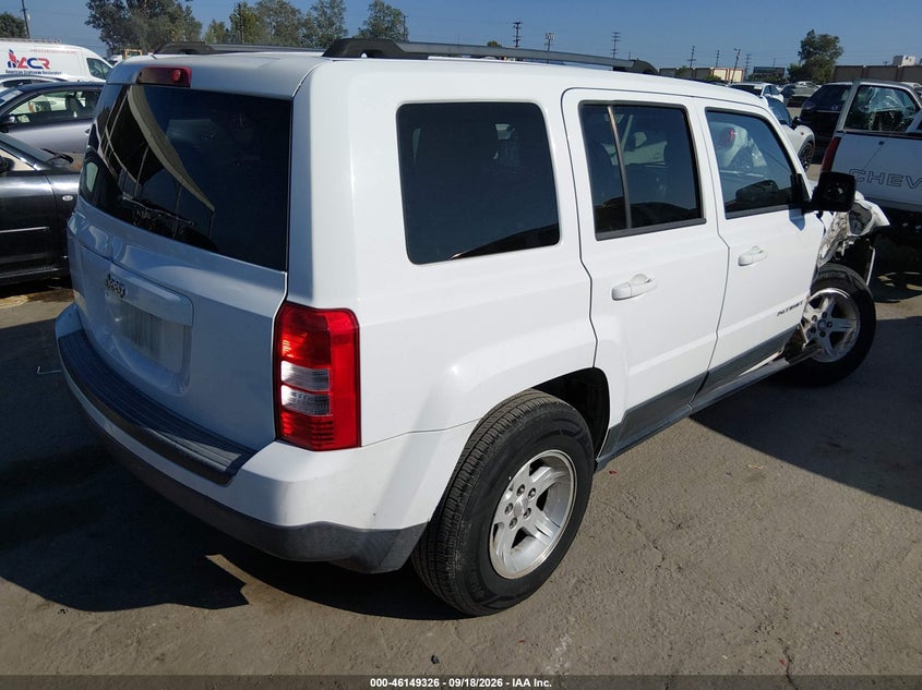 Vin: 1c4njpba7fd285301, lot: 46649083, jeep patriot sport 20154