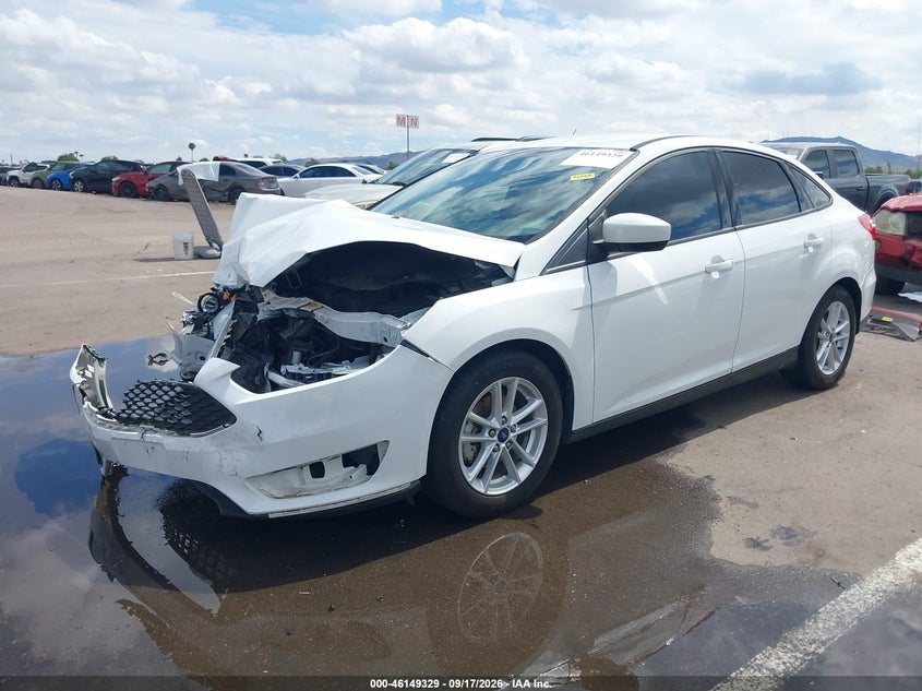 Vin: 1fadp3f27jl328397, lot: 46649086, ford focus se 20182